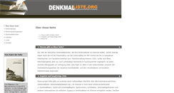 Desktop Screenshot of denkmalliste.org